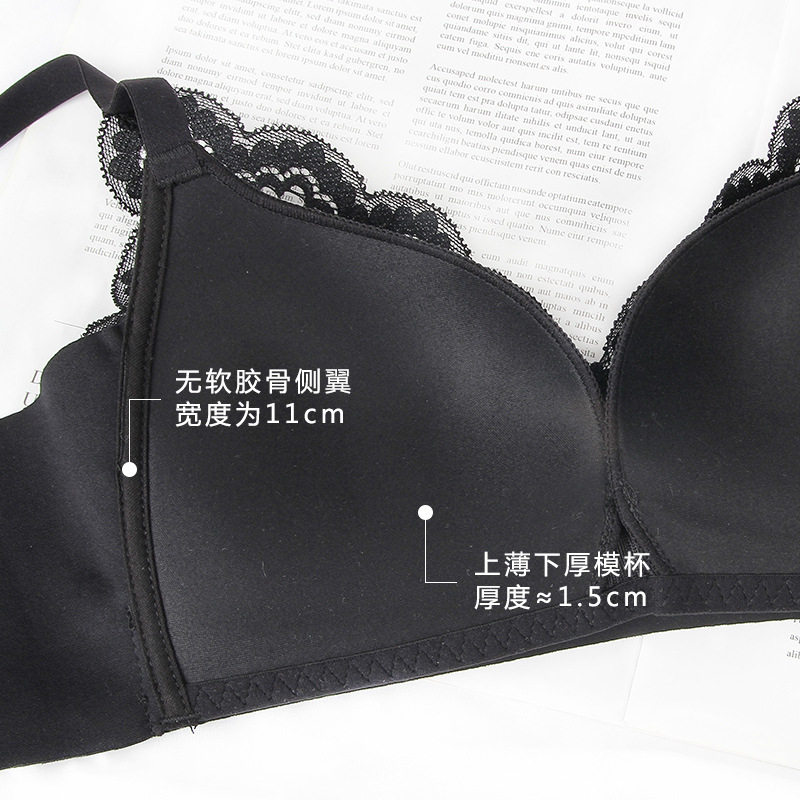 。美胸女人皇后心薄款透气舒适内衣 景轩珂文胸套装