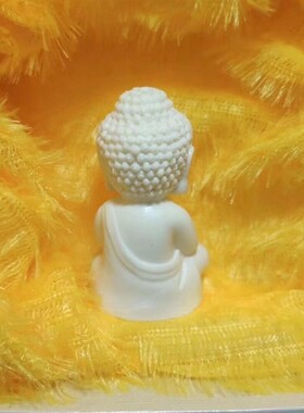 象牙果合手小如来手把件小佛陀木雕摆件文玩手玩把件汽车挂件车饰