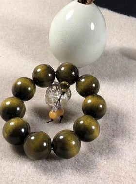 金丝楠阴沉木2.5佛珠手串男印度小叶紫檀黄花梨木沉香木黑檀手串