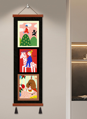 抽象艺术挂毯餐厅墙壁创意挂布卡通墙面装饰画卧室布艺挂画壁饰