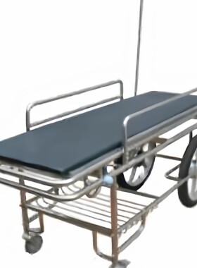 居家手摇护理床电动站立床颈腰椎拉伸器喷塑屏风不锈 钢折叠担架