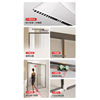 Rifeng one-shaped sunken sliding door buffer shower room