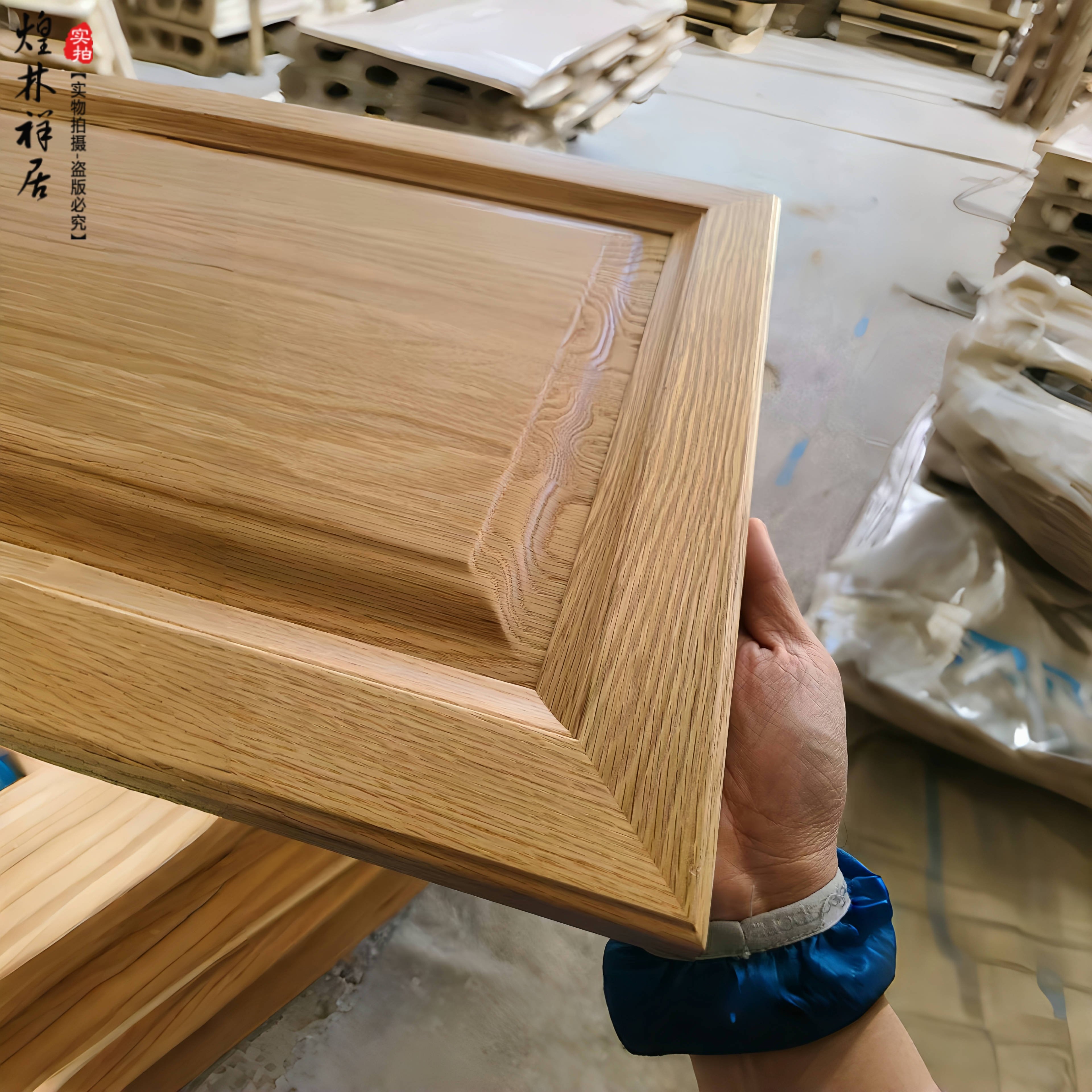 实木烤漆衣柜门橱柜门板新中式法式红橡木白蜡木红樱桃莎丽格定制,淘宝优惠券,粉丝福利购,淘宝优惠卷