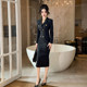 Fashionable commuter slim fit suit dress