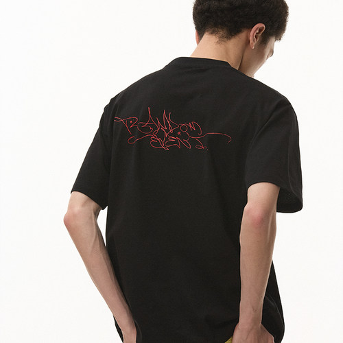 Randomevent全棉涂鸦文字短袖T恤【夏季新品】 - 图3
