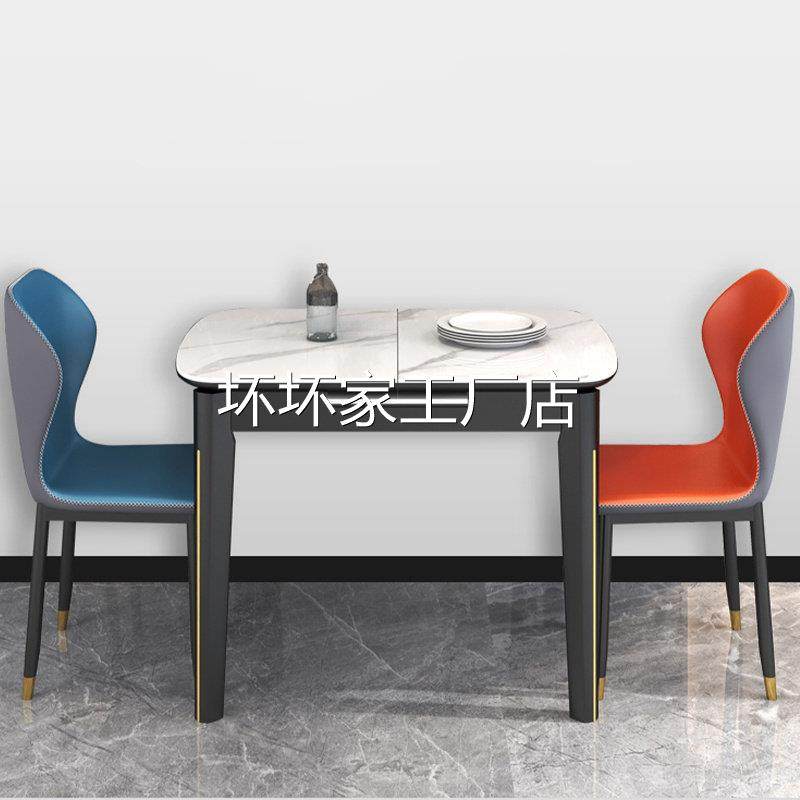 香港包安装包邮到家高亮光岩板餐桌椅多功能简约伸缩小户型电磁炉,淘宝优惠券,粉丝福利购,淘宝优惠卷