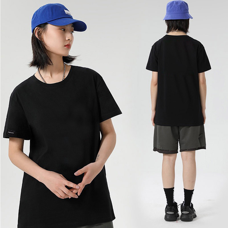 闺蜜装四人夏姐妹T恤女2023年纯色百搭纯棉学生休闲ins风韩版短袖