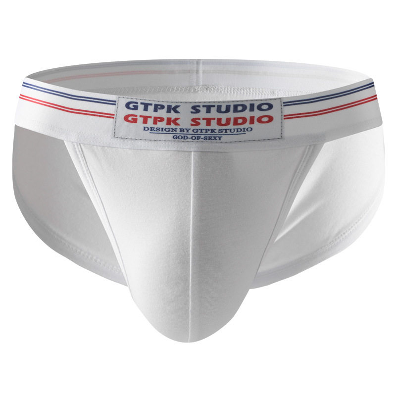 3条装大屌男体育生三角内裤运动棉质低腰青年学生底裤高叉性感潮,淘宝优惠券,粉丝福利购,淘宝优惠卷