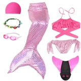 Детский купальник, крой «рыбий хвост»