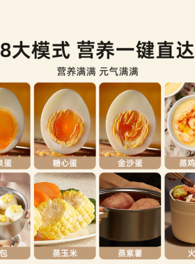 【可做溏心蛋】多功能家用煮蛋器