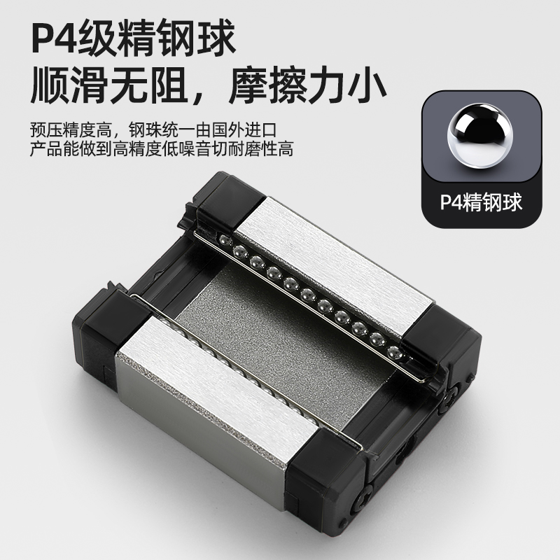 IAC01/IAC02-H16-L70/L110/L150/L190/L230/L270/310微型直线导轨 - 图1