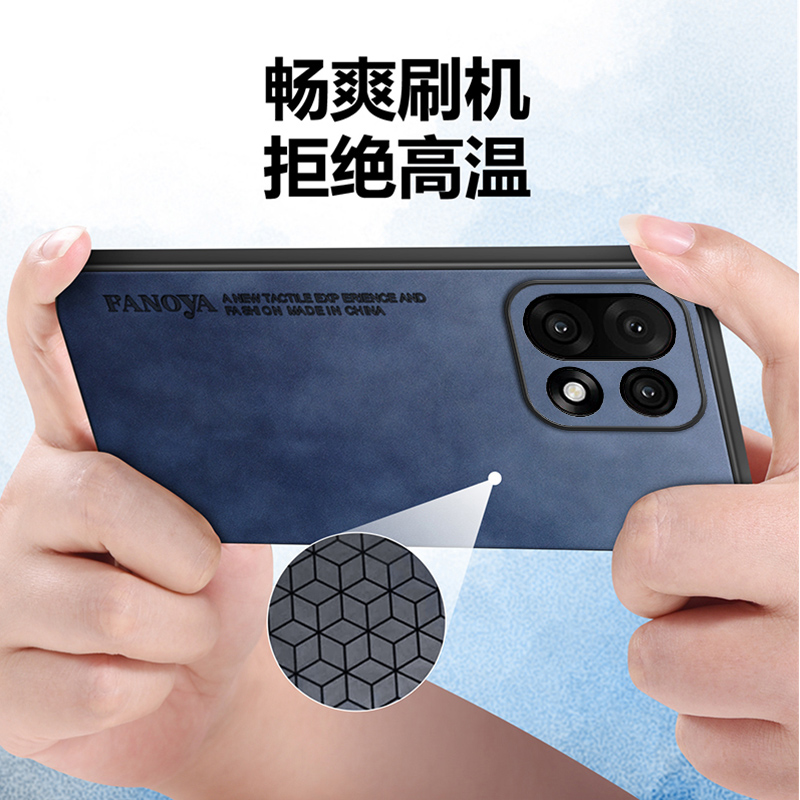 适用于一加15手机壳新款保护套镜头全包OnePlus 15防摔小羊皮纹简约复古男女网红高级感羊皮纹1+15 - 图1