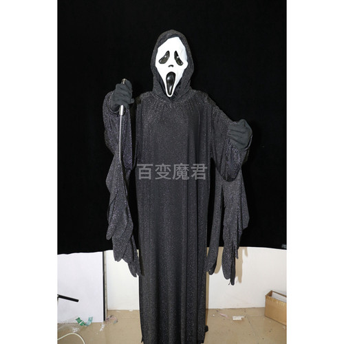 万圣节恐怖惊声尖叫面具鬼脸密室逃脱cosplay鬼面服装男装扮道具 - 图1