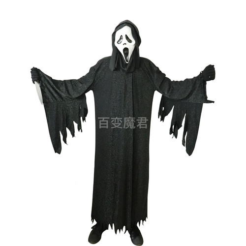 万圣节恐怖惊声尖叫面具鬼脸密室逃脱cosplay鬼面服装男装扮道具 - 图3