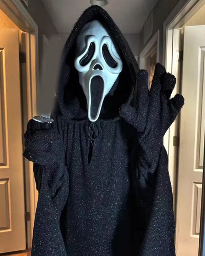 万圣节恐怖惊声尖叫面具鬼脸密室逃脱cosplay鬼面服装男装扮道具 - 图0