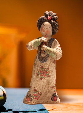 博艺胖乐陶瓷水旺手工制作摆件