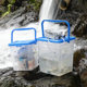Multifunctional fish bucket Luya fishing special transparent bucket live fish bucket stream wild fish fishing storage bucket
