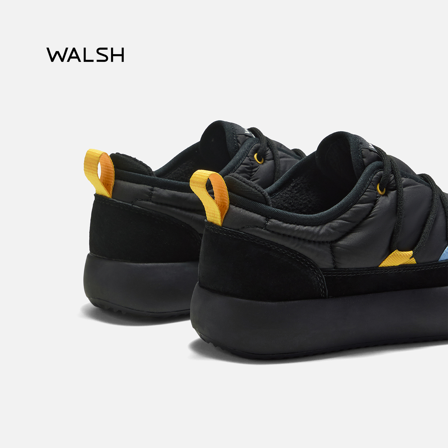 Norman Walsh 25新款EKM女厚底增高小白鞋保暖夹棉休闲鞋面包鞋 - 图3