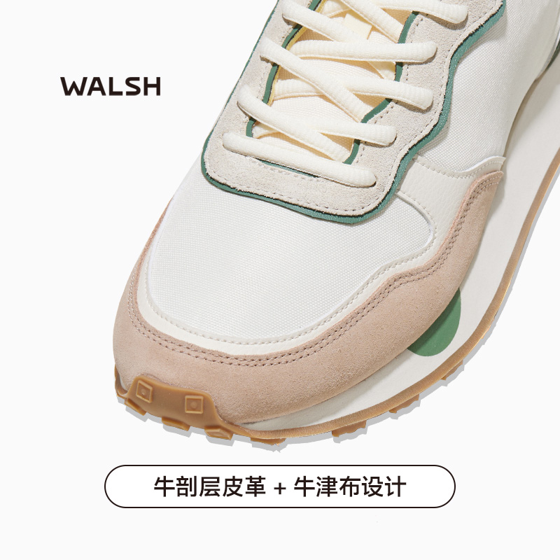 NormanWalsh【沈梦辰同款】新EMD绿宝石系列休闲巴恩风复古慢跑鞋