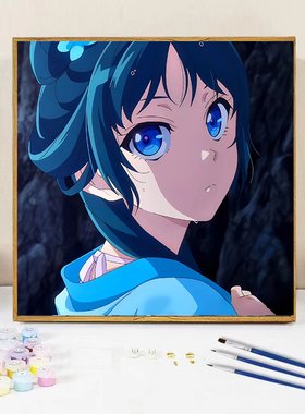 药屋少女的呢喃学生手绘填色画画