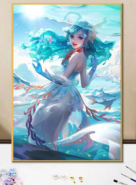 朵莉亚diy数字油画手绘填色画