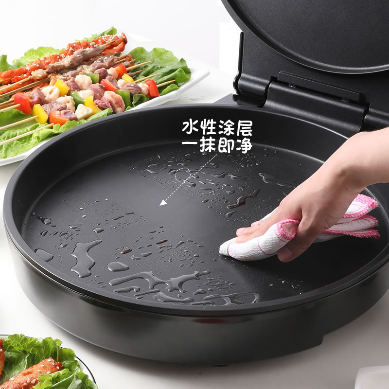 奥克斯家用双面加热加深加电饼铛 奥克斯亚翔电饼铛/可丽饼机/薄饼机