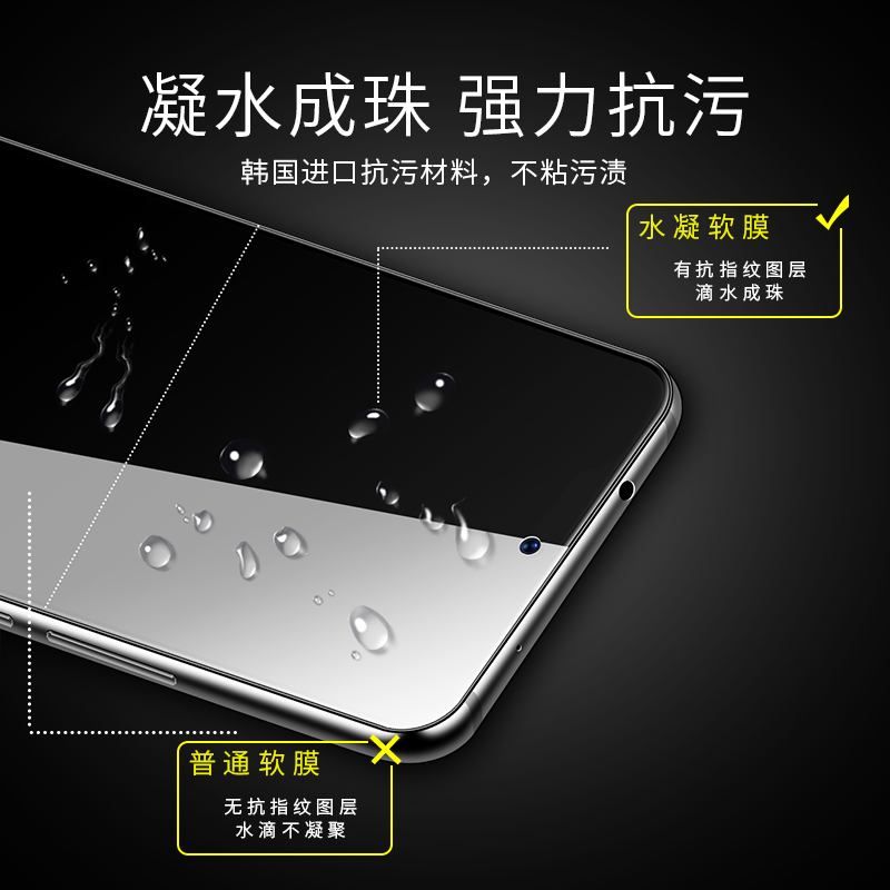 适用荣耀Play9t/10C防窥膜华为play7tpro防偷窥plya6c钢化水凝膜8T/5t pro手机贴膜保护隐私软活力版9t水泥莫 - 图2