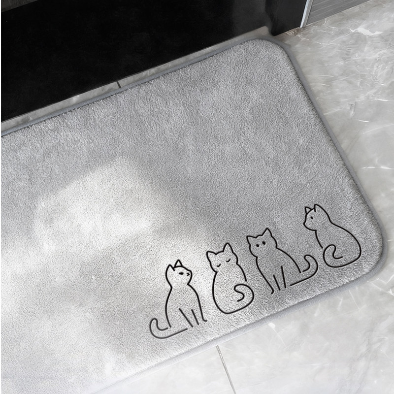 浴室吸水地垫卫生间脚垫厕所门口防滑家用洗手台地毯卫浴专用垫子,淘宝优惠券,粉丝福利购,淘宝优惠卷