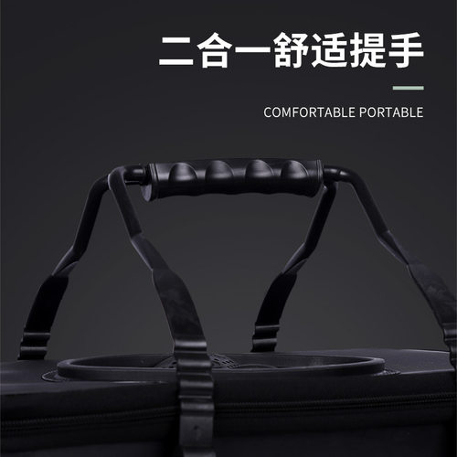 钓哈哈新款活鱼桶一体成型增氧孔装鱼桶EVA加厚活鱼装鱼桶取鱼口 - 图2