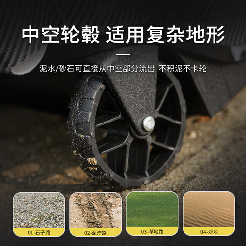 新款钓鱼拉杆箱大轮硬盖可坐钓鱼桶多功能鱼桶拉杆桶鱼护桶装鱼桶 - 图1
