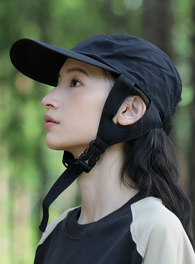 鸭舌帽户外骑车冲浪男女防吹翻