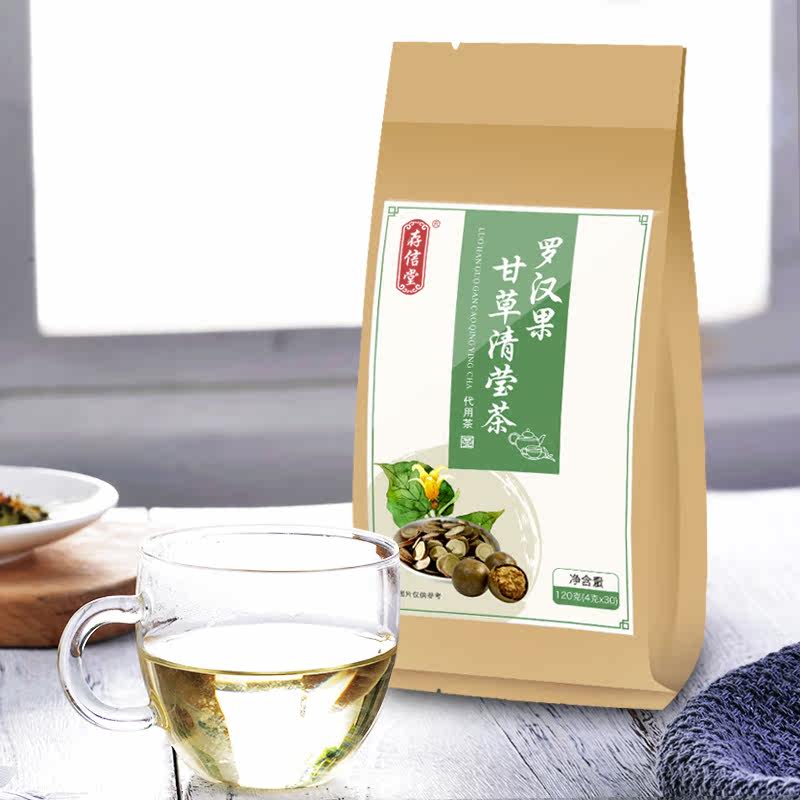 存信堂罗汉果茶决明子胖大海金银花 存信堂养生茶