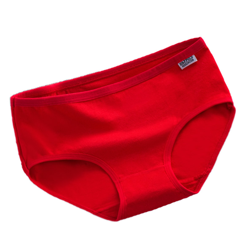 纯棉红色本命年全棉100%都市红裤头 欧蝶魅内裤