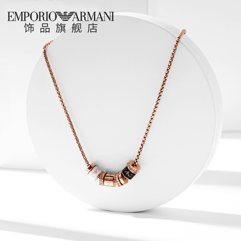 【armani小蛮腰】阿玛尼女轻奢锁骨链 emporioarmani饰品项链