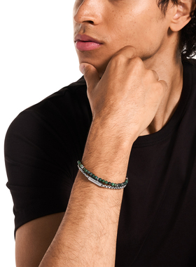 阿玛尼FASHION男士串珠手链