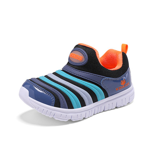 断码清仓儿童毛毛虫鞋春秋男童一脚蹬鞋女童透气布面运动鞋夏童鞋 - 图3