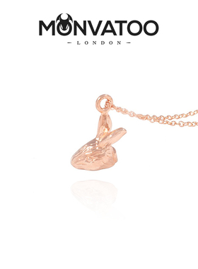 MONVATOO小兔子项链轻奢小众