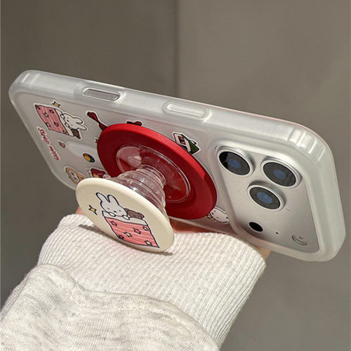 适用小米17手机壳15/14/13米菲兔12T磁吸支架civi4/5pro磨砂11ultra网红超火10/cc9e/8卡通可爱高级civi3/2新 - 图2