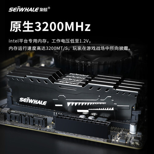 枭鲸台式机DDR4内存条16G 8G 3200 3600intel专用电脑不支持AMD - 图1