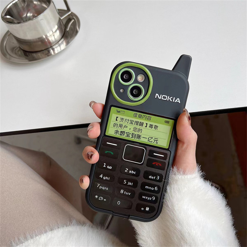 大哥大翻盖镜子适用苹果13 11手机壳 艾思度胜星飞手机保护套/壳