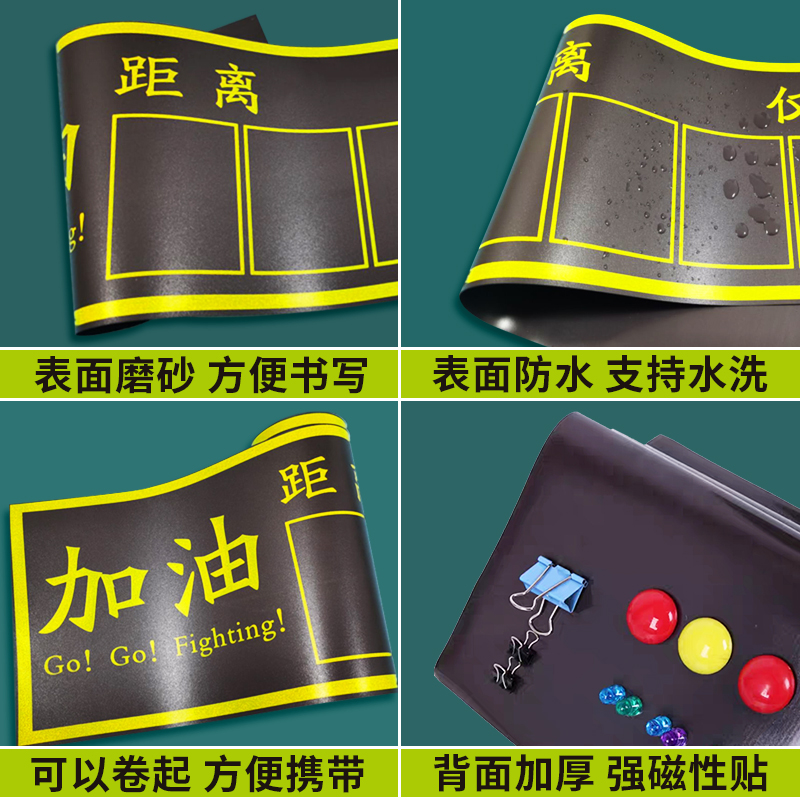 高考倒计时提醒牌2025日历墙贴距离中考100天数百日2025年高三考试365天倒数板励志提示器挂墙教室磁性黑板贴 - 图2