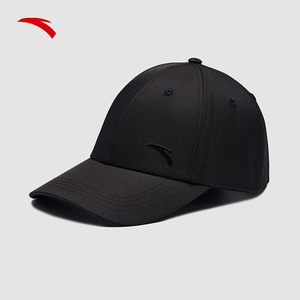 安踏运动帽鸭舌帽2025新款冬季男女同款国潮棒球帽遮阳防晒帽子男