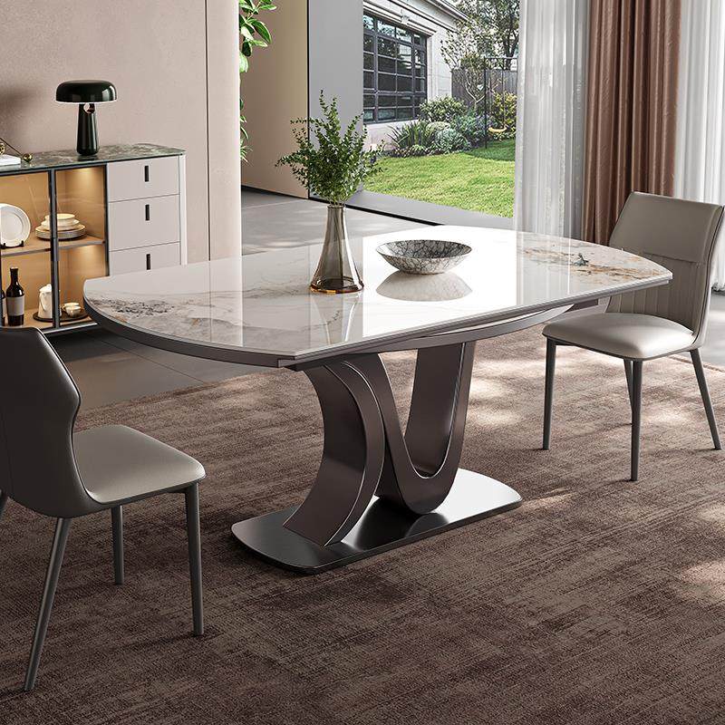 贵宾林氏家具伸缩餐桌方圆两用折叠多功能电磁炉现代圆形岩板圆桌,淘宝优惠券,粉丝福利购,淘宝优惠卷