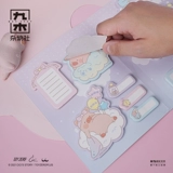 Jiumu Hybrid Lulu Pig You Dream Складывая подписание подписания милой набор милый подписание бумаги Красная Меморандум Подписание n -Times Post Creative Stationery Products для студентов