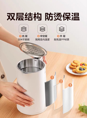 [国补15%]美的1.5L烧水壶HJ1566