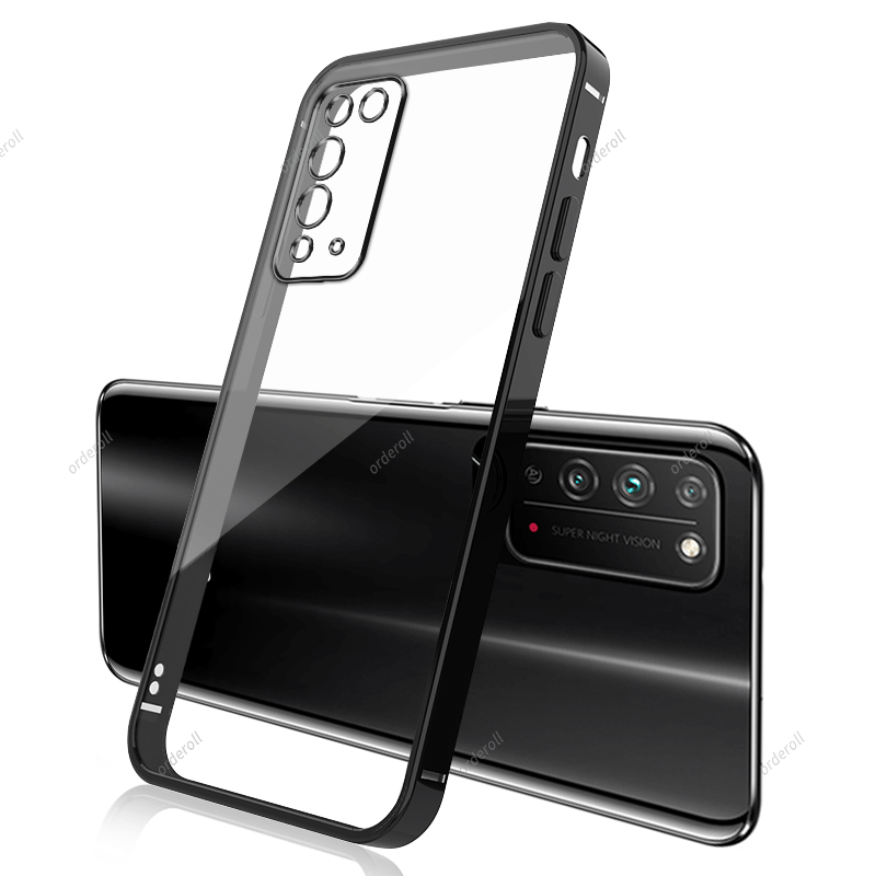 透明电镀适用华为荣耀X10手机壳honorx10新款硅胶TEL一AN00A保护套全包防摔honor女anooa男TELAN潮钢化膜外壳,淘宝优惠券,粉丝福利购,淘宝优惠卷