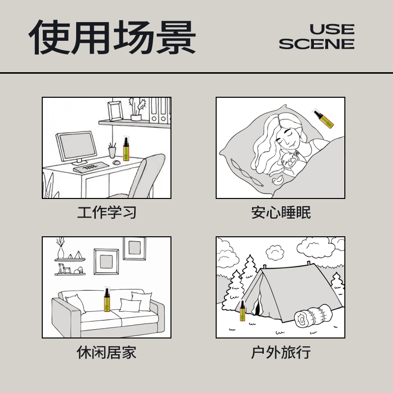 BirdTalk香薰喷雾户外长效防叮咬神器无刺激旅游必备轻巧便携 - 图2