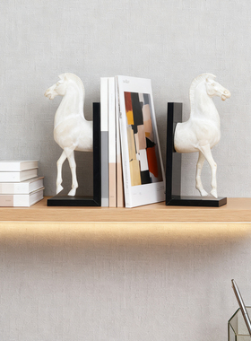 复古怀旧马头书档艺术装饰摆件