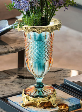 欧式高级感玻璃双层果盘