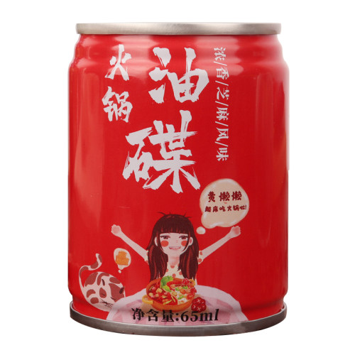 黄懒懒火锅油碟65ml*50瓶蘸料香油罐装四川商用串串香重庆芝麻油 - 图3